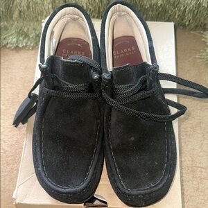 Clarks Kids Black Wallabee